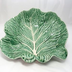 Bordallo Pinheiro Cabbage Leaf Large Serving Bowl